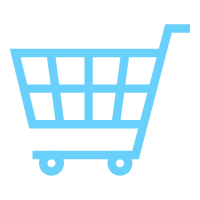 cart icon blue